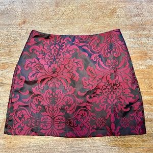 Flower detailed pencil skirt